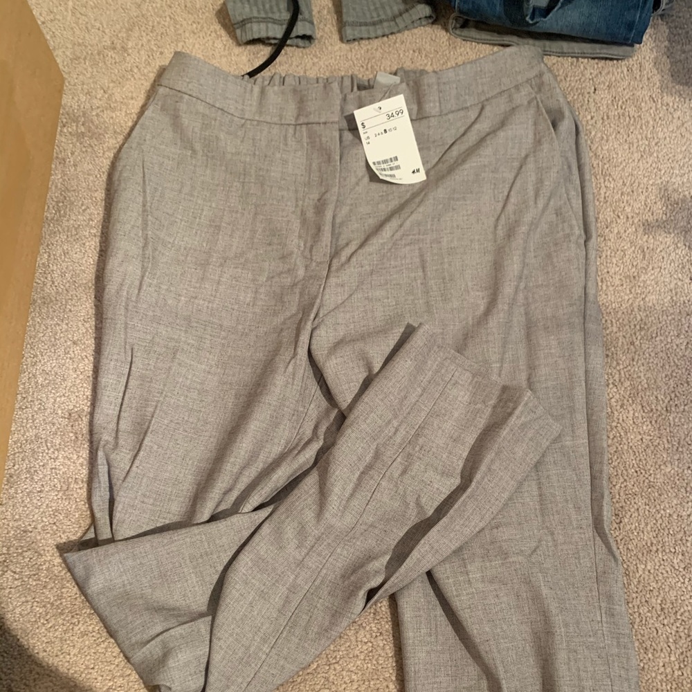 Heather grey H&M dress pants